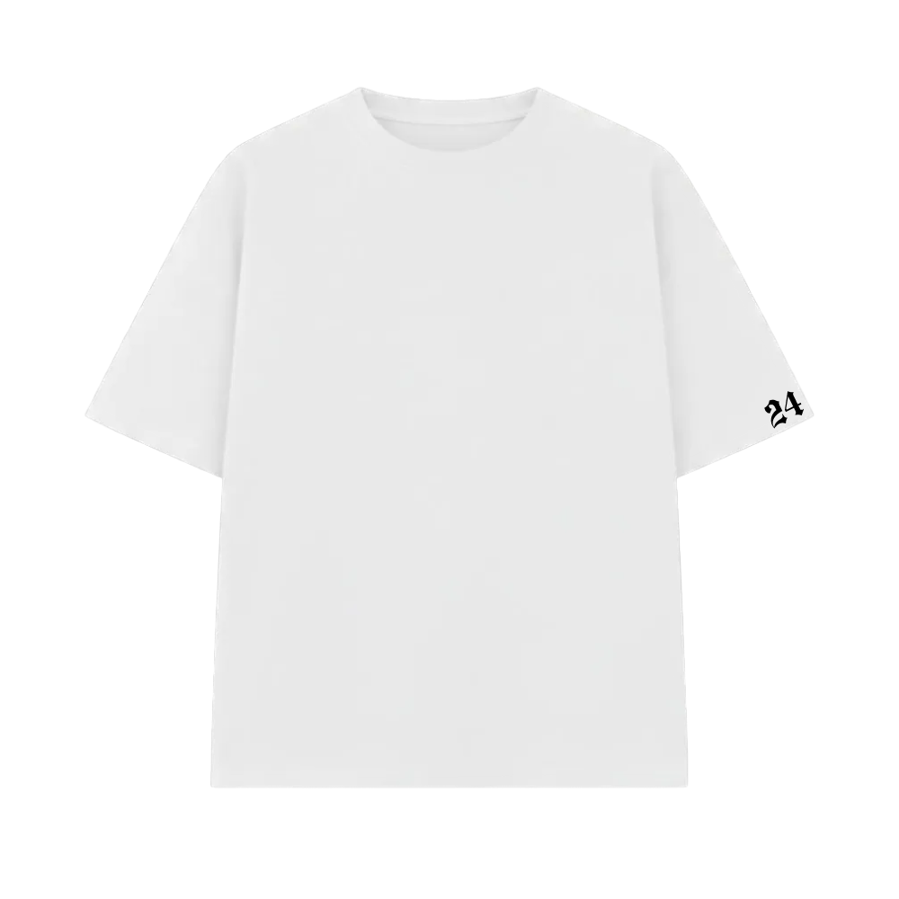 24 Songs - Backstage Basic Tee (White)