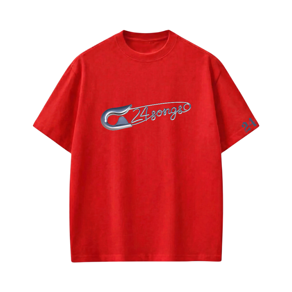 24 Songs-What’s better than listening to music_ Wearing it Tshirt(Red)
