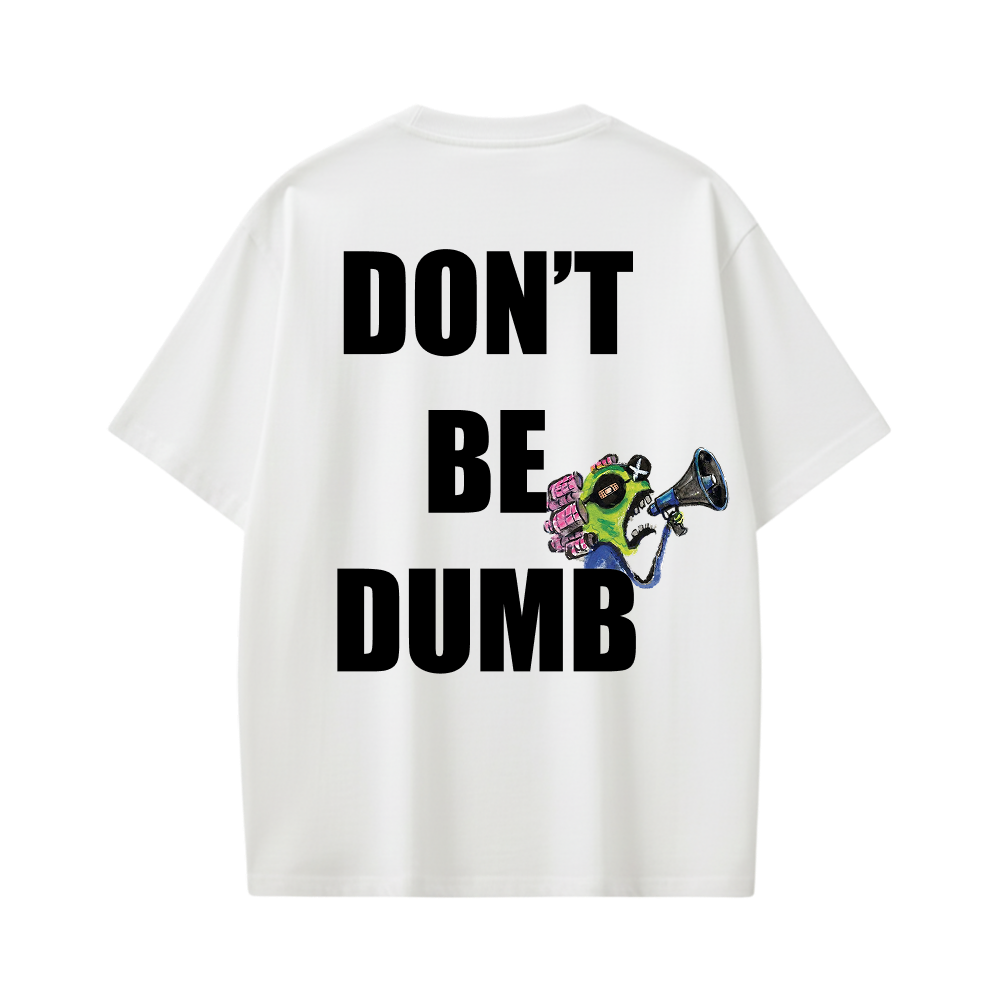 Rocky - Don't Be Dumb (White) T-shirt