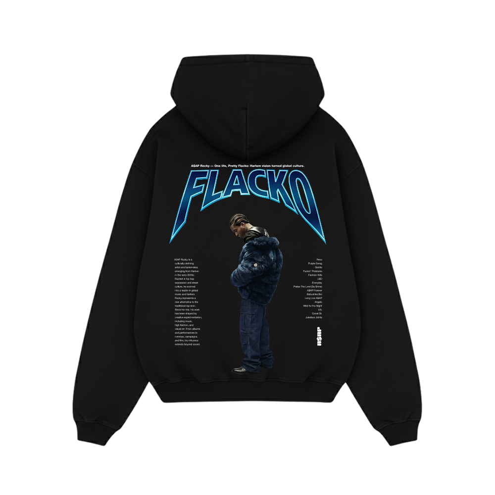 A$ap Rocky - Young Flacko  (Black) Hoodie