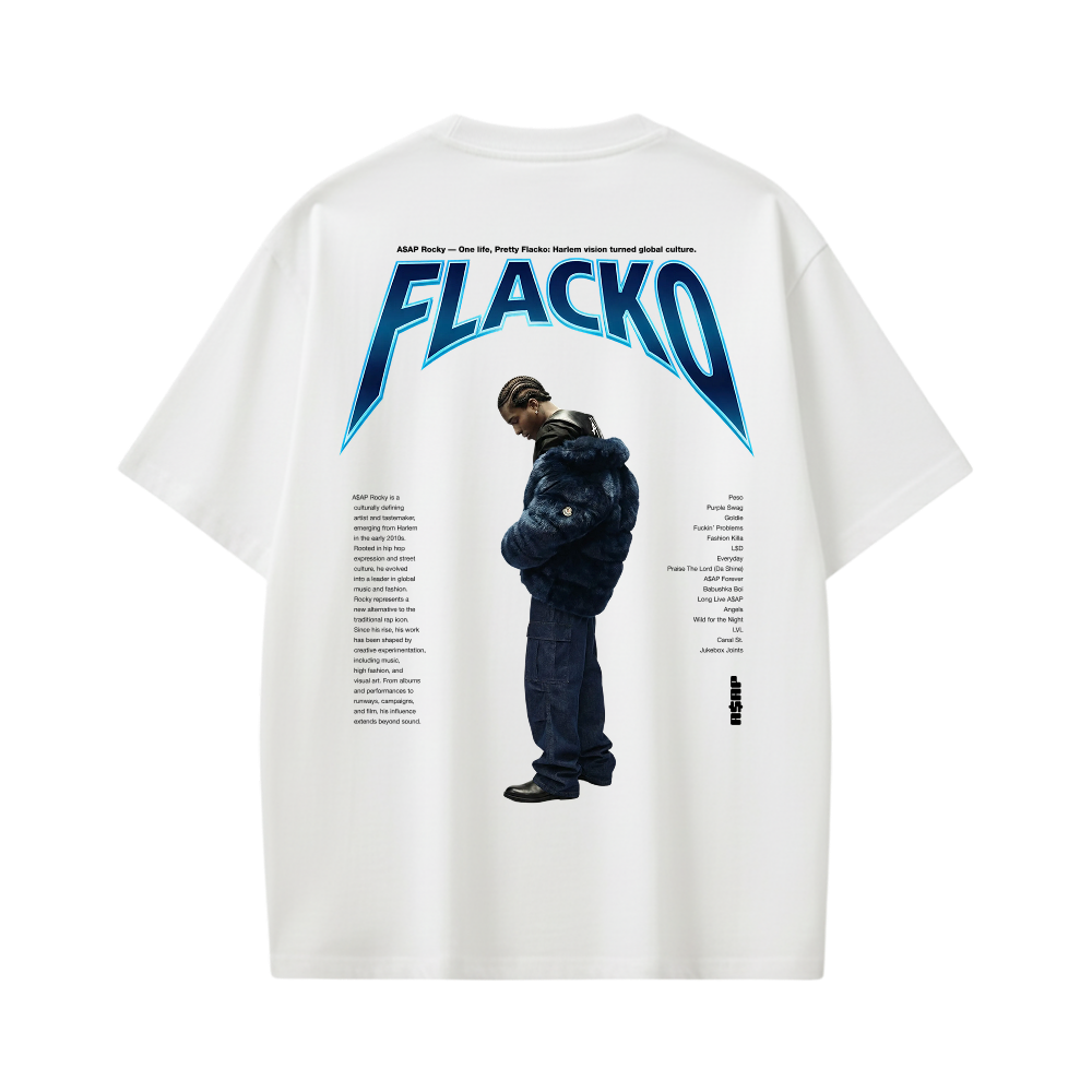 A$AP Rocky - Young Flacko (White) T-shirt
