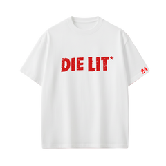 Carti - DIE LIT (White And Red) T-shirt