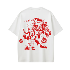 Carti - DIE LIT (White And Red) T-shirt