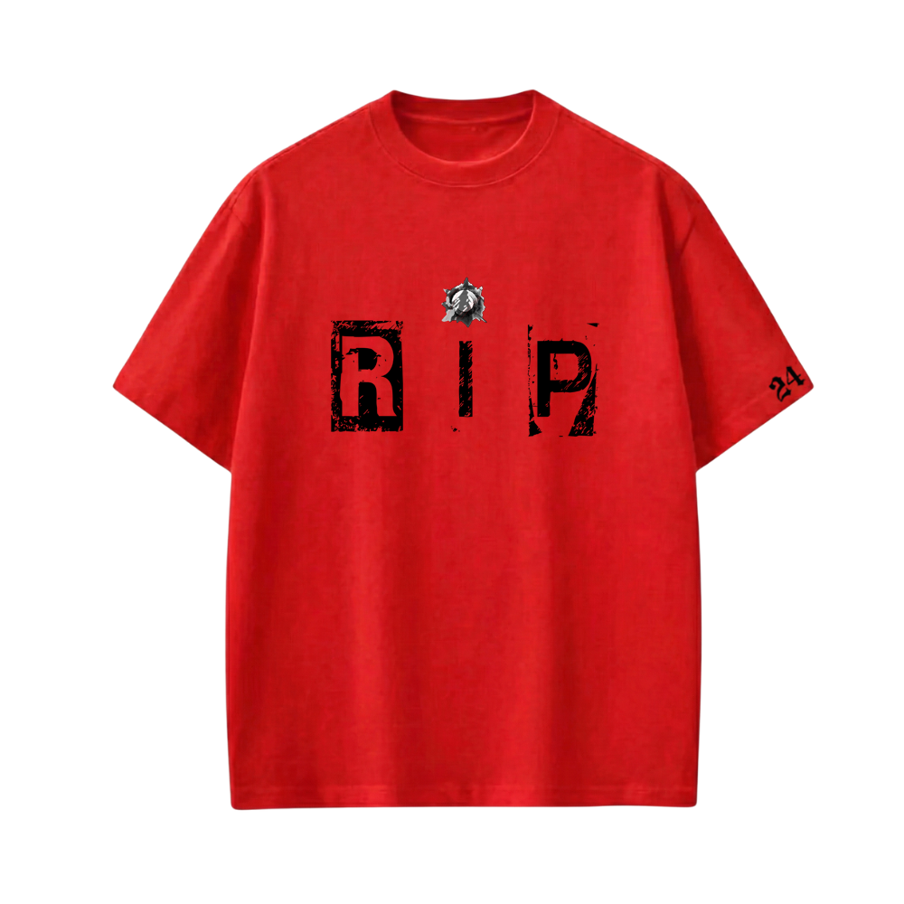 Carti - REST IN PEACE (Red and Black) T-shirt