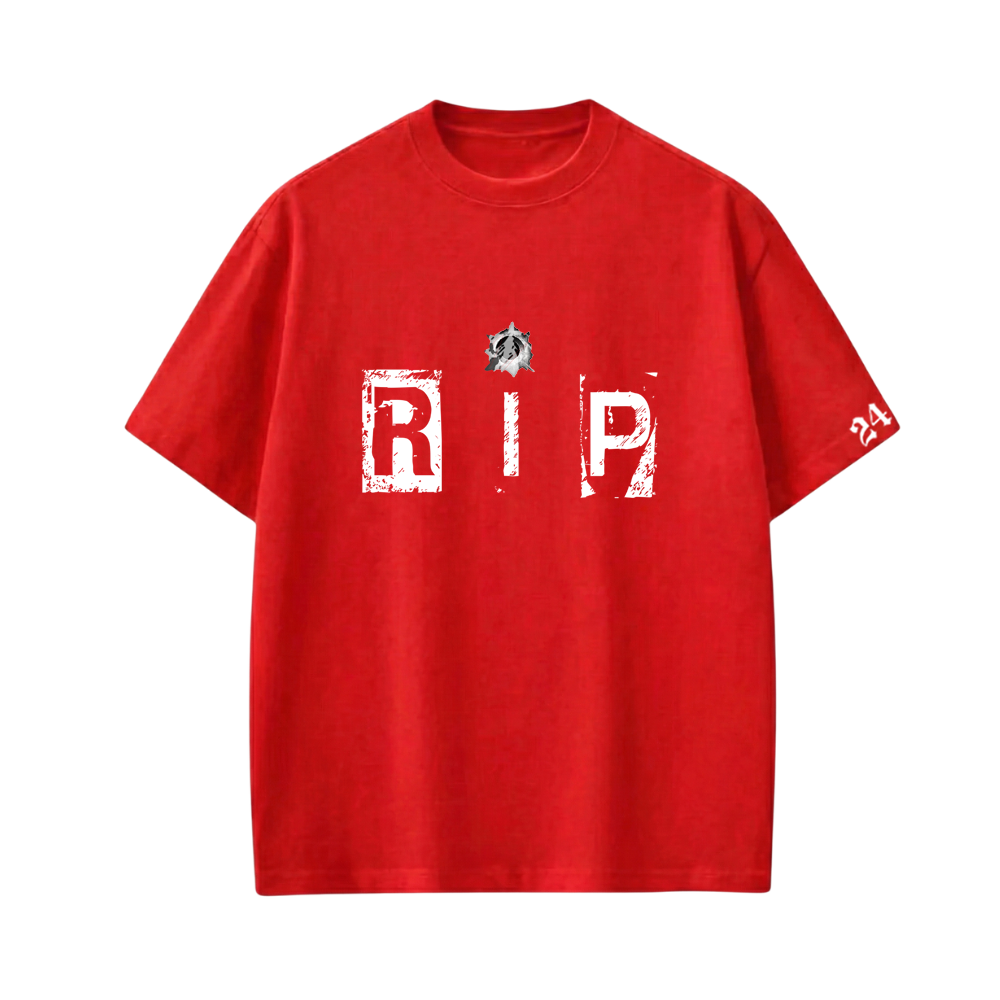 Carti - REST IN PEACE (Red and White) T-shirt