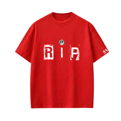 Carti - REST IN PEACE (Red and White) T-shirt