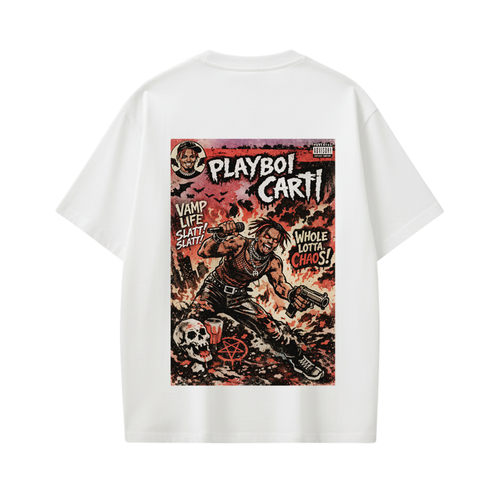 Carti - Vol.1 Comic (White) T-shirt
