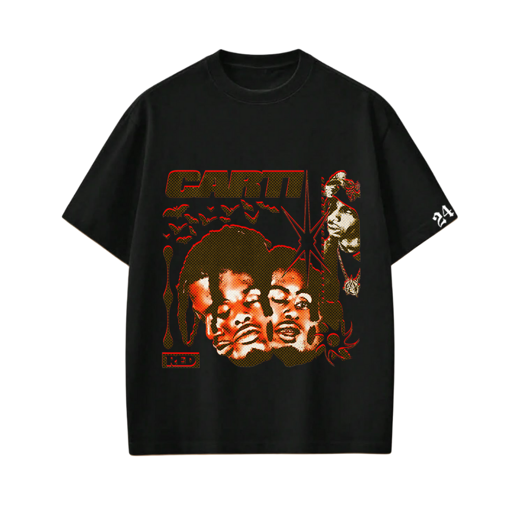 Carti - WAKE UP, FIRST OF THE MONTH (Black) T-shirt