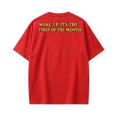 Carti - WAKE UP, FIRST OF THE MONTH (Red) T-shirt