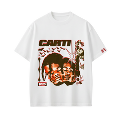 Carti - WAKE UP, FIRST OF THE MONTH (White) T-shirt