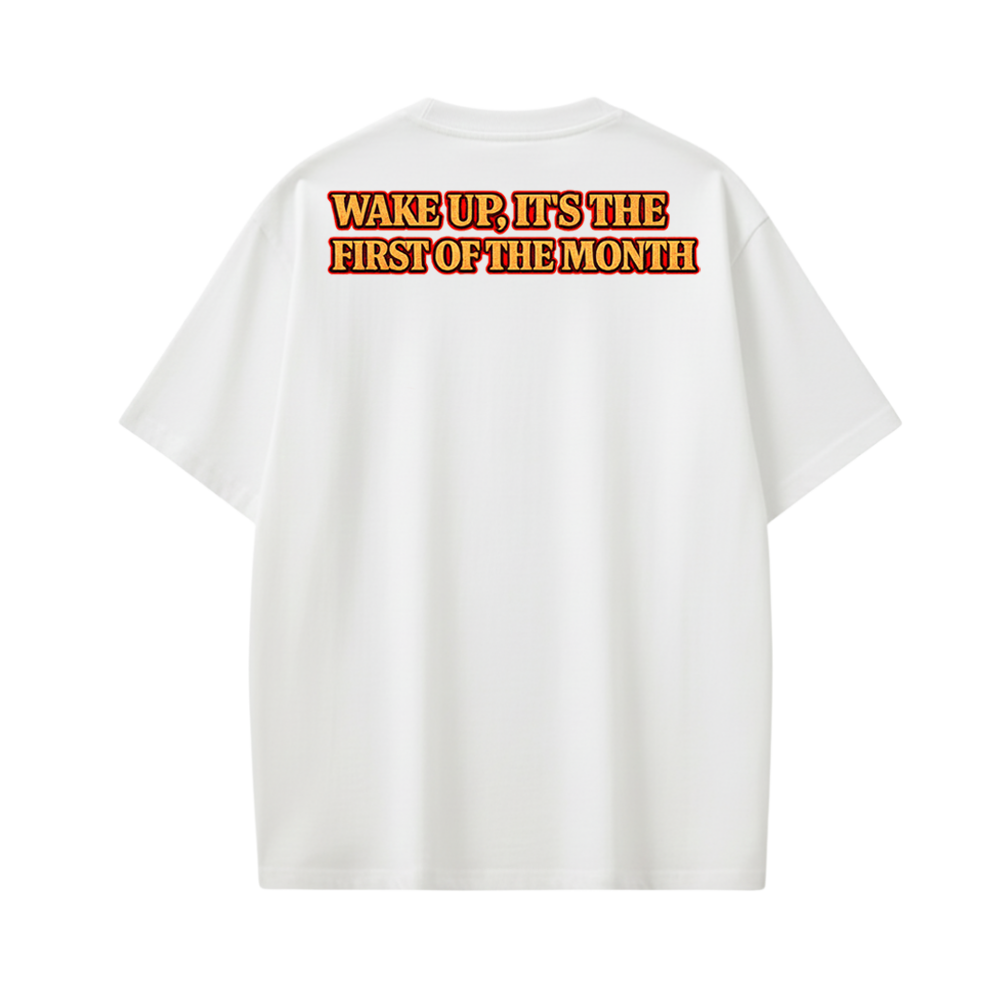 Carti - WAKE UP, FIRST OF THE MONTH (White) T-shirt