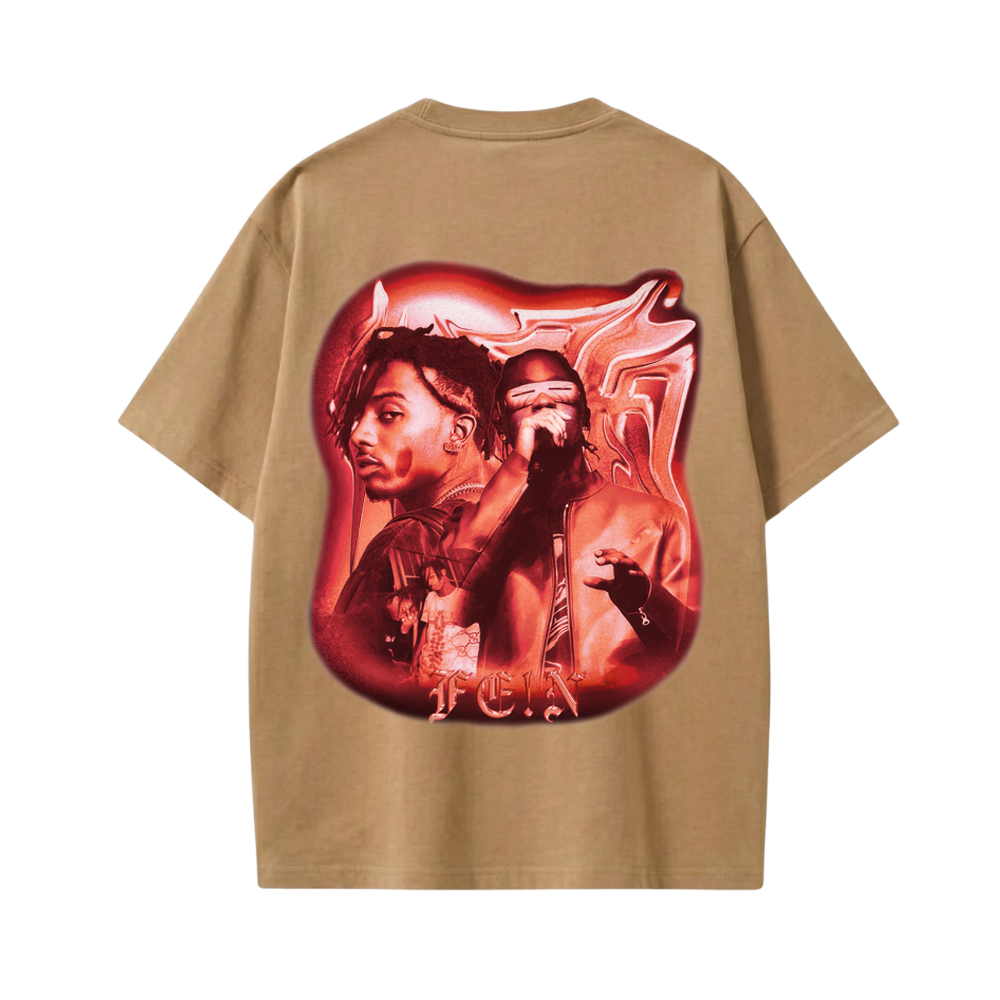 Carti X Travis - Fe!n (Brown) T-shirt