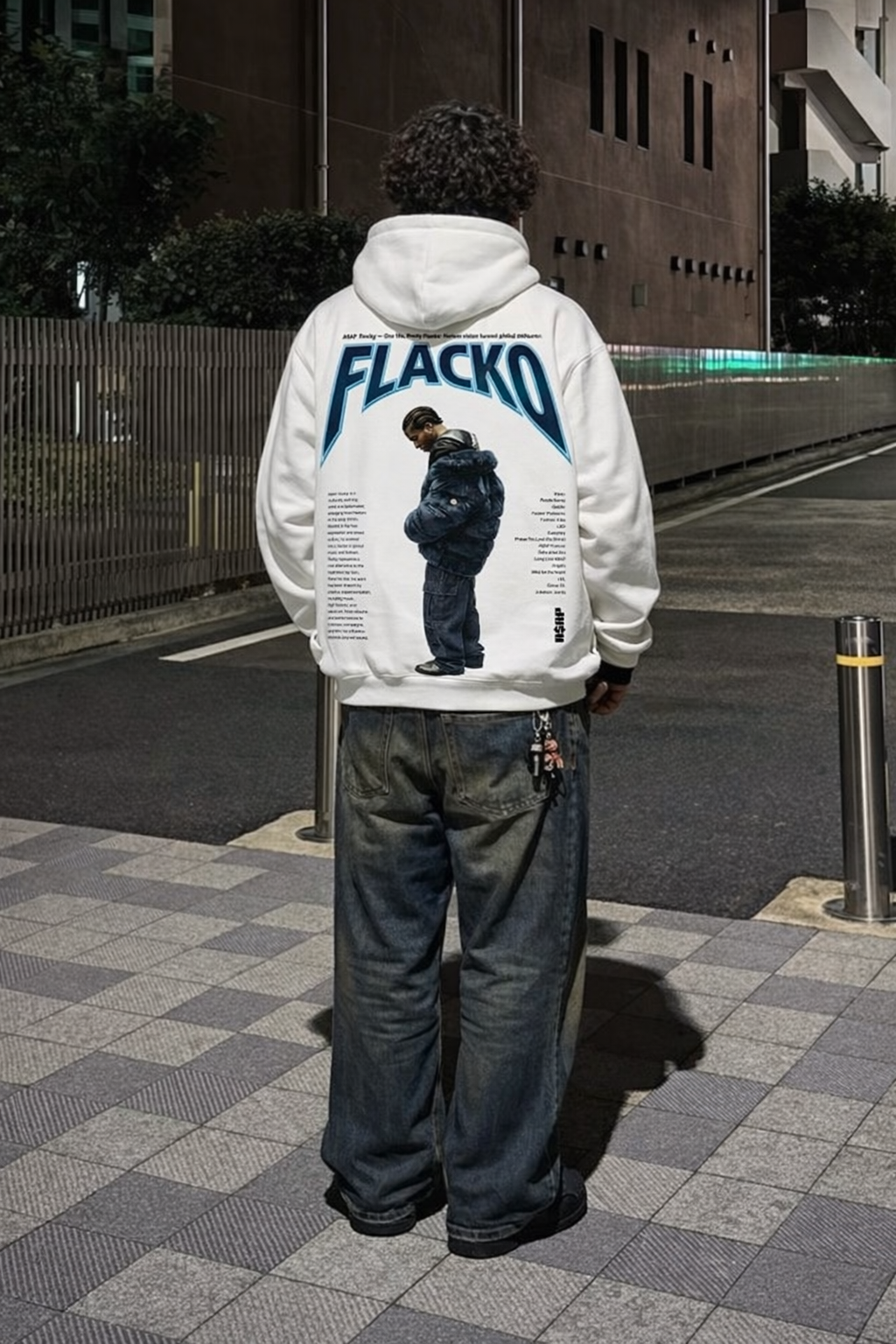 A$ap Rocky - Young Flacko (White) Hoodie