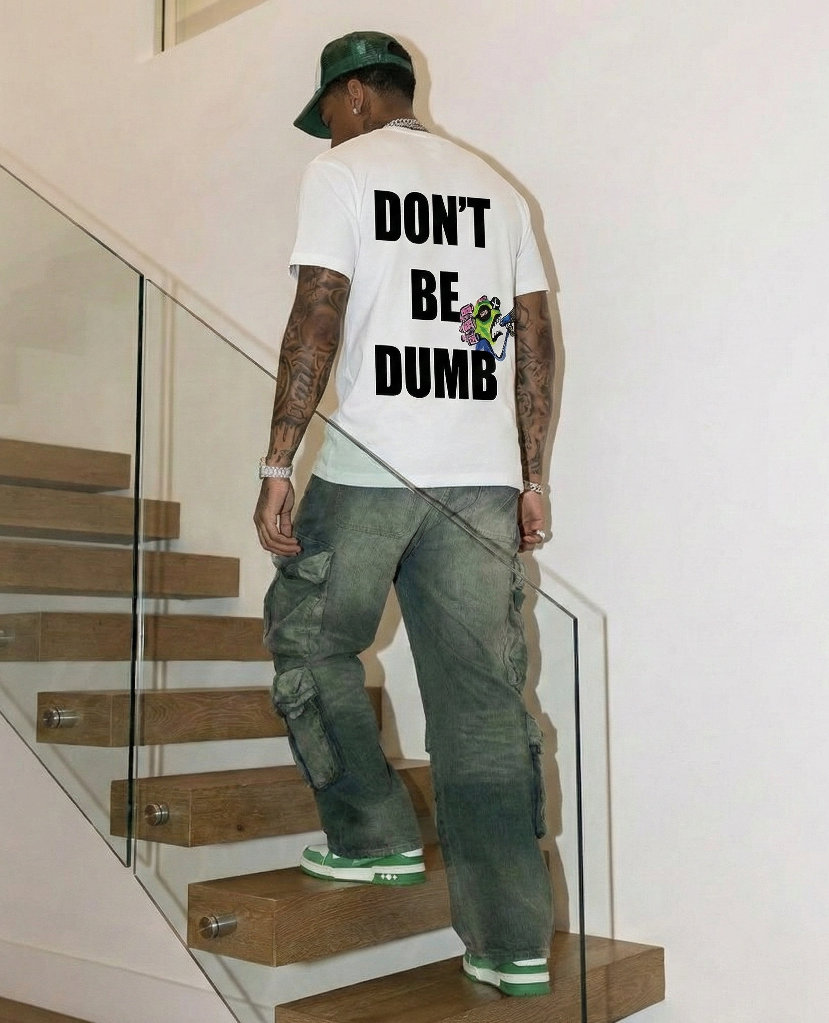 Rocky - Don't Be Dumb (White) T-shirt