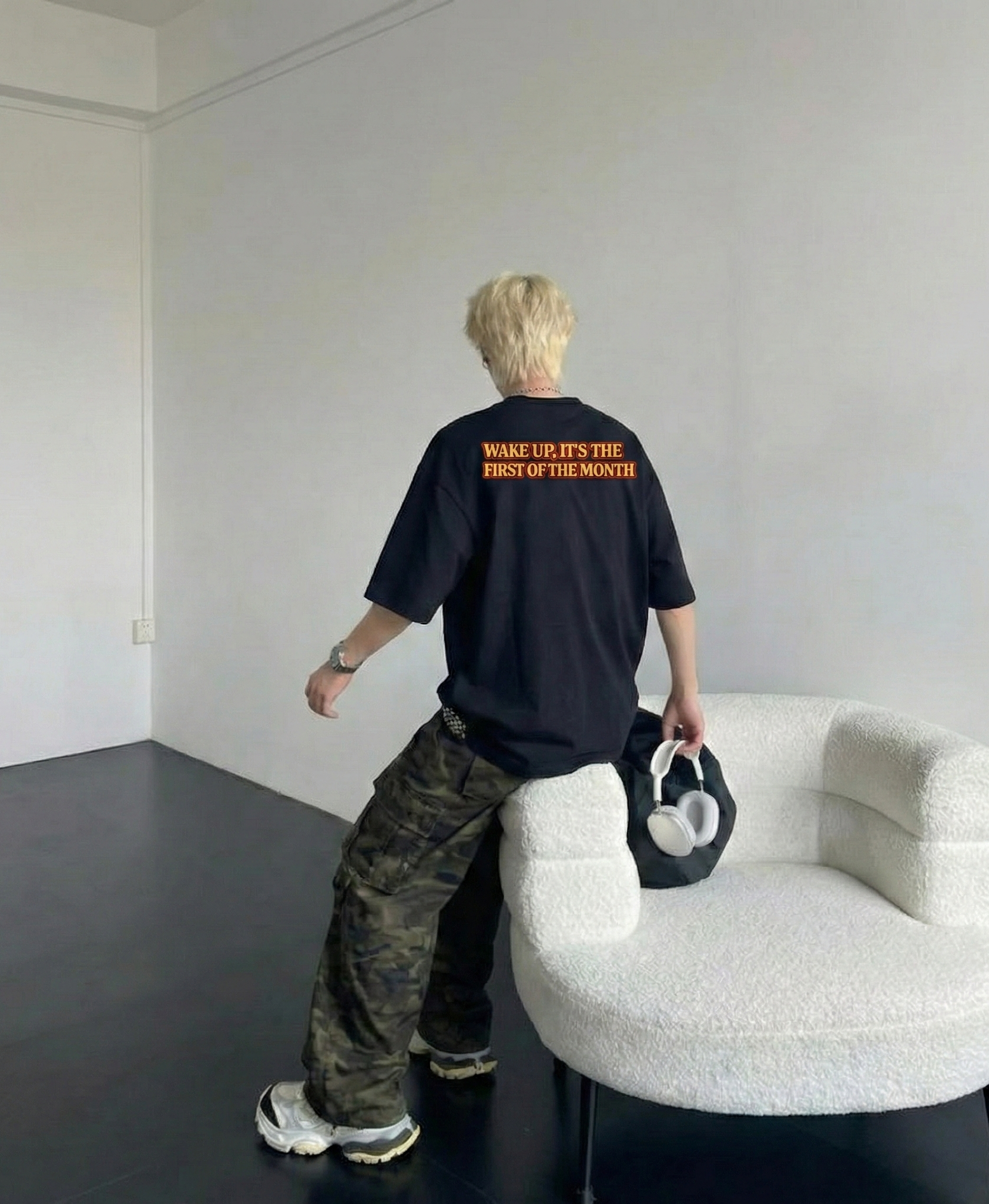 Carti - WAKE UP, FIRST OF THE MONTH (Black) T-shirt
