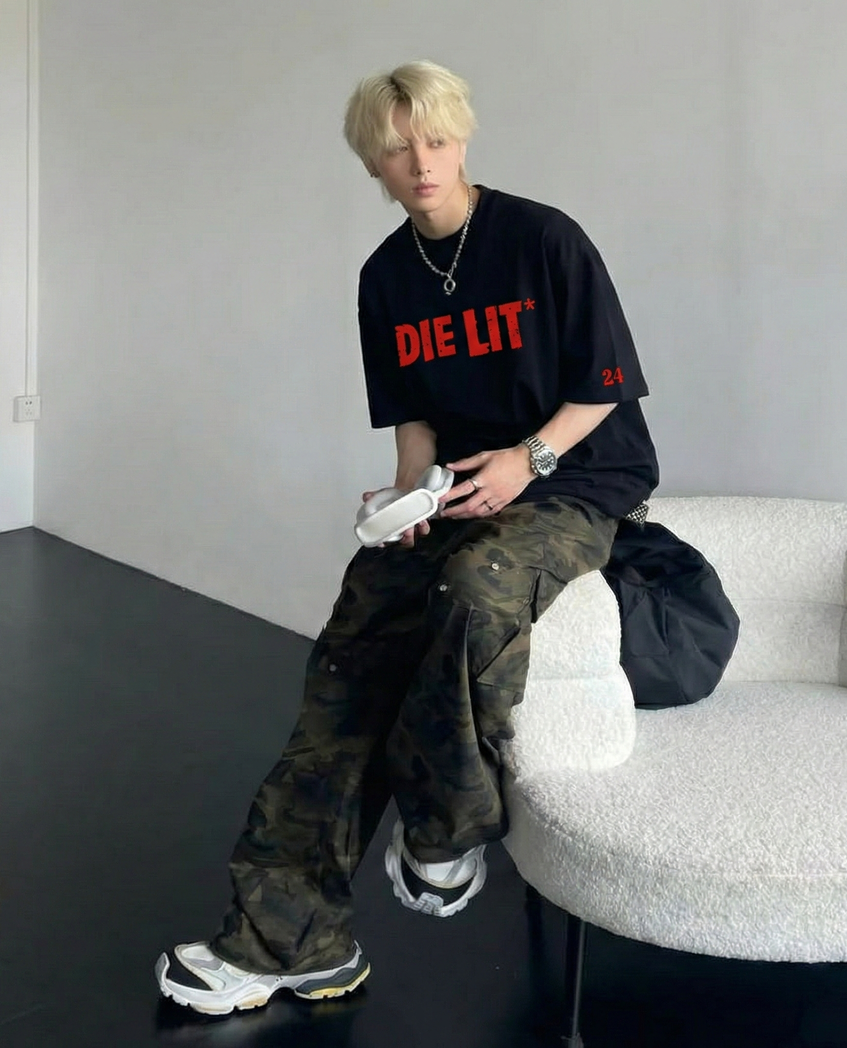 Carti - DIE LIT (Black and Red) T-shirt