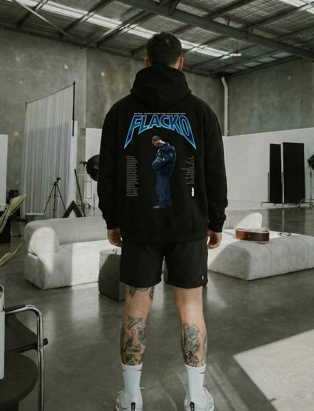 A$ap Rocky - Young Flacko  (Black) Hoodie