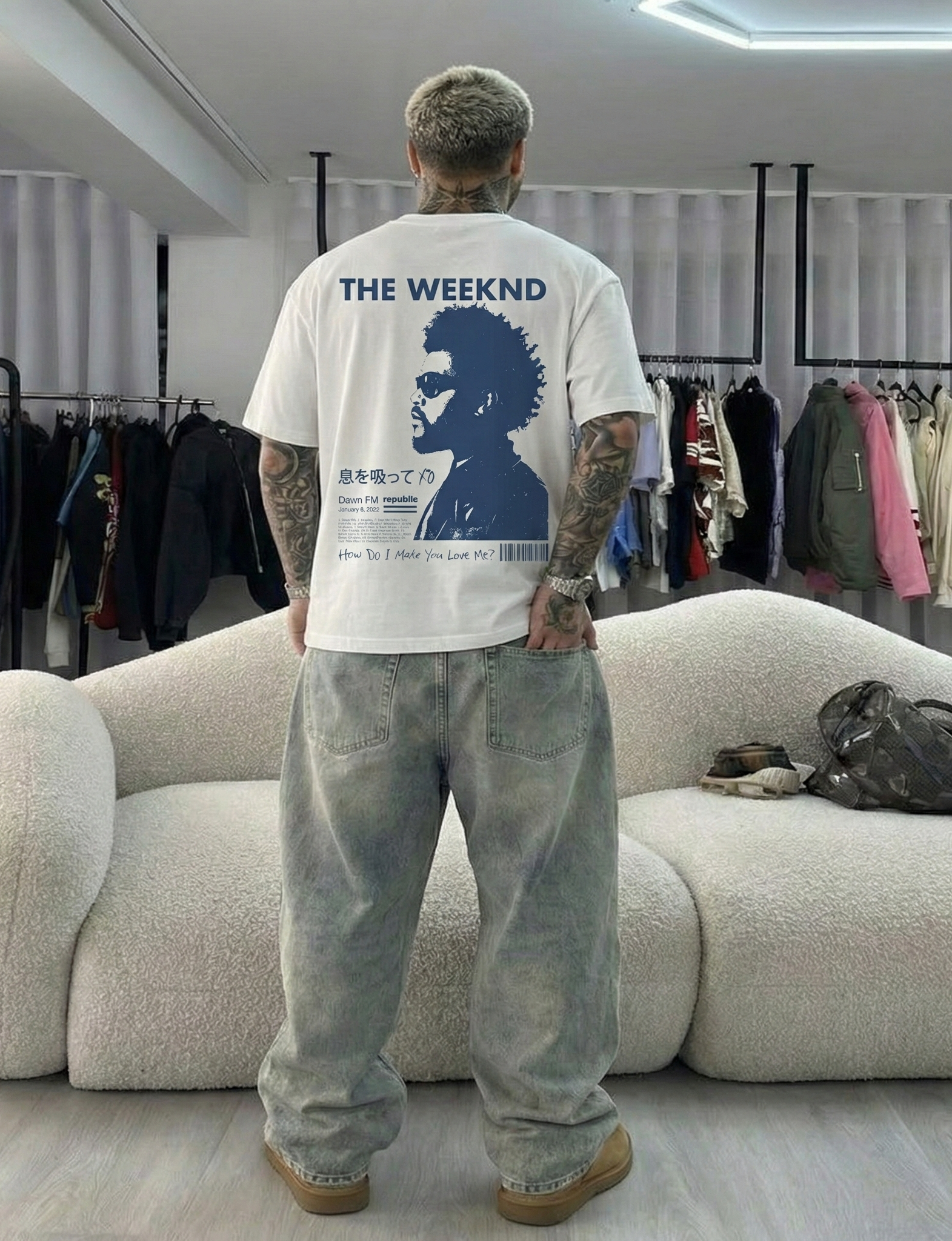 Weeknd - Dawn FM (White) T-shirt