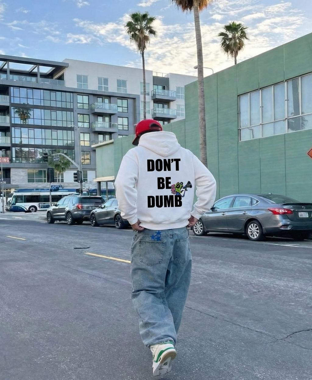 A$ap Rocky - Don't Be Dumb (White) Hoodie