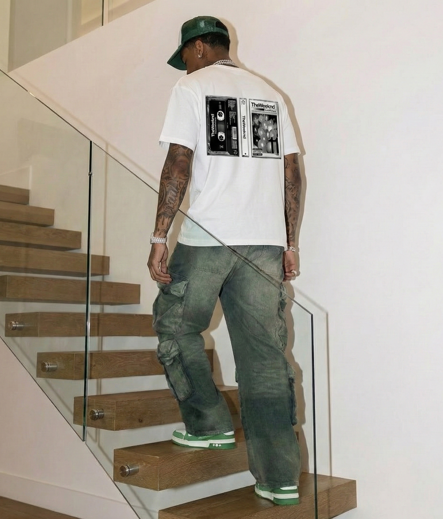 Weeknd - Black Tape (White) T-shirt
