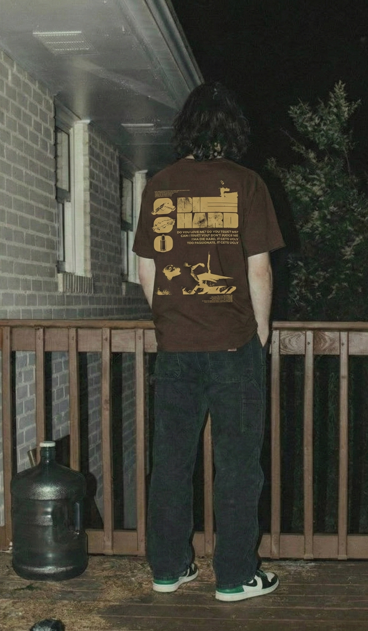 Kendrick - Die Hard (Brown) T-shirt