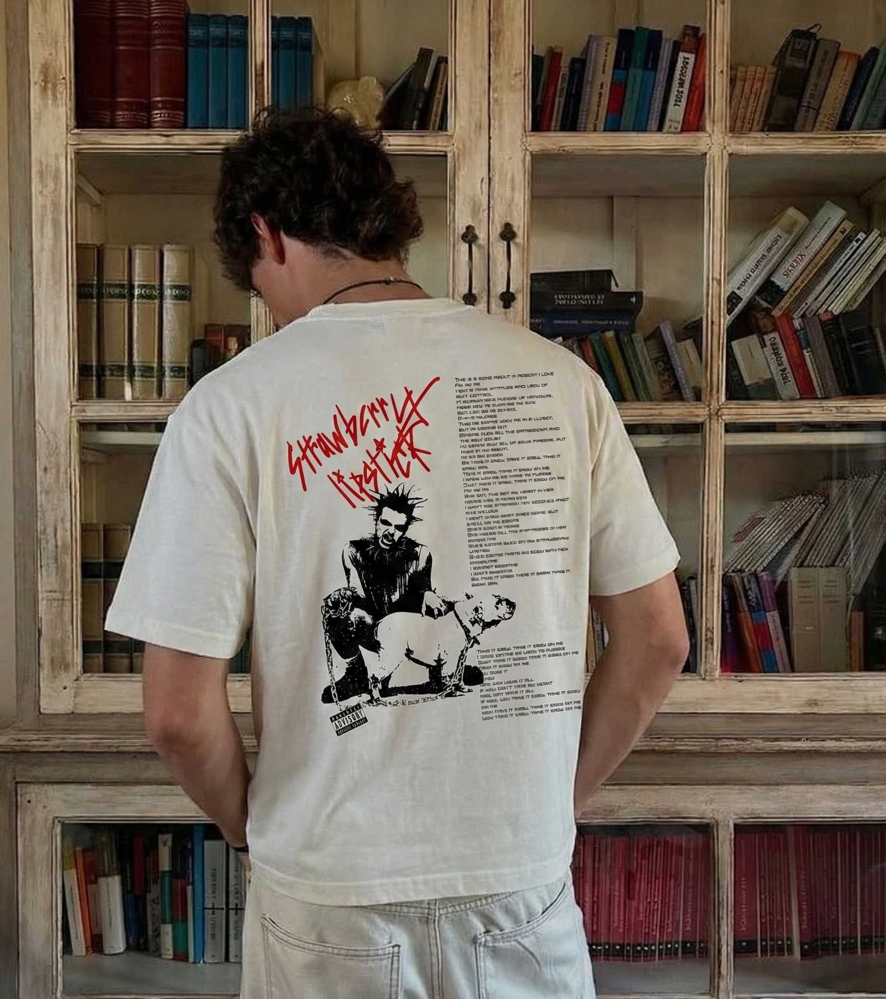 Blud - Strawberry Spikes (White) T-shirt