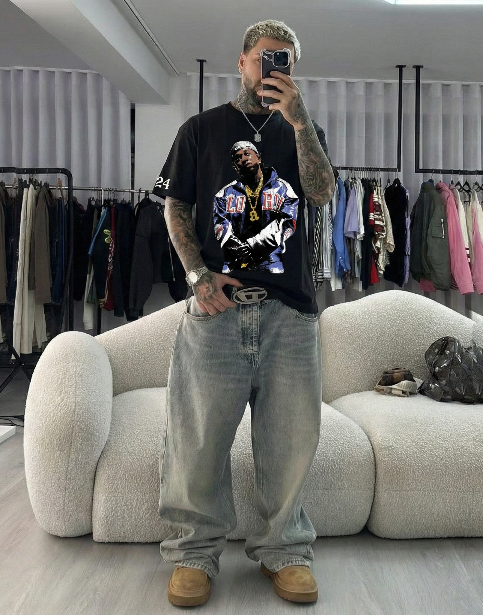 Kendrick - 4 letters (Black) T-shirt