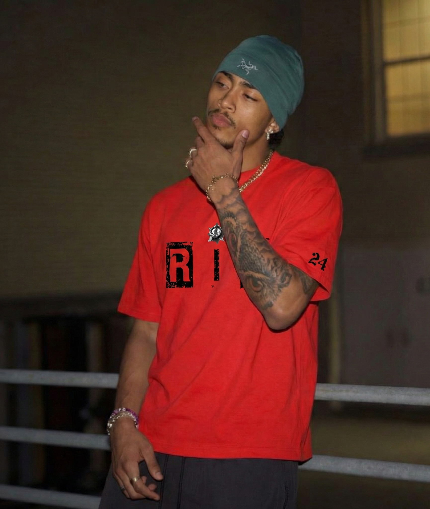 Carti - REST IN PEACE (Red and Black) T-shirt