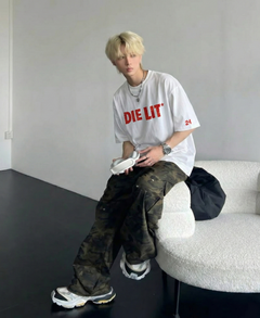 Carti - DIE LIT (White And Red) T-shirt