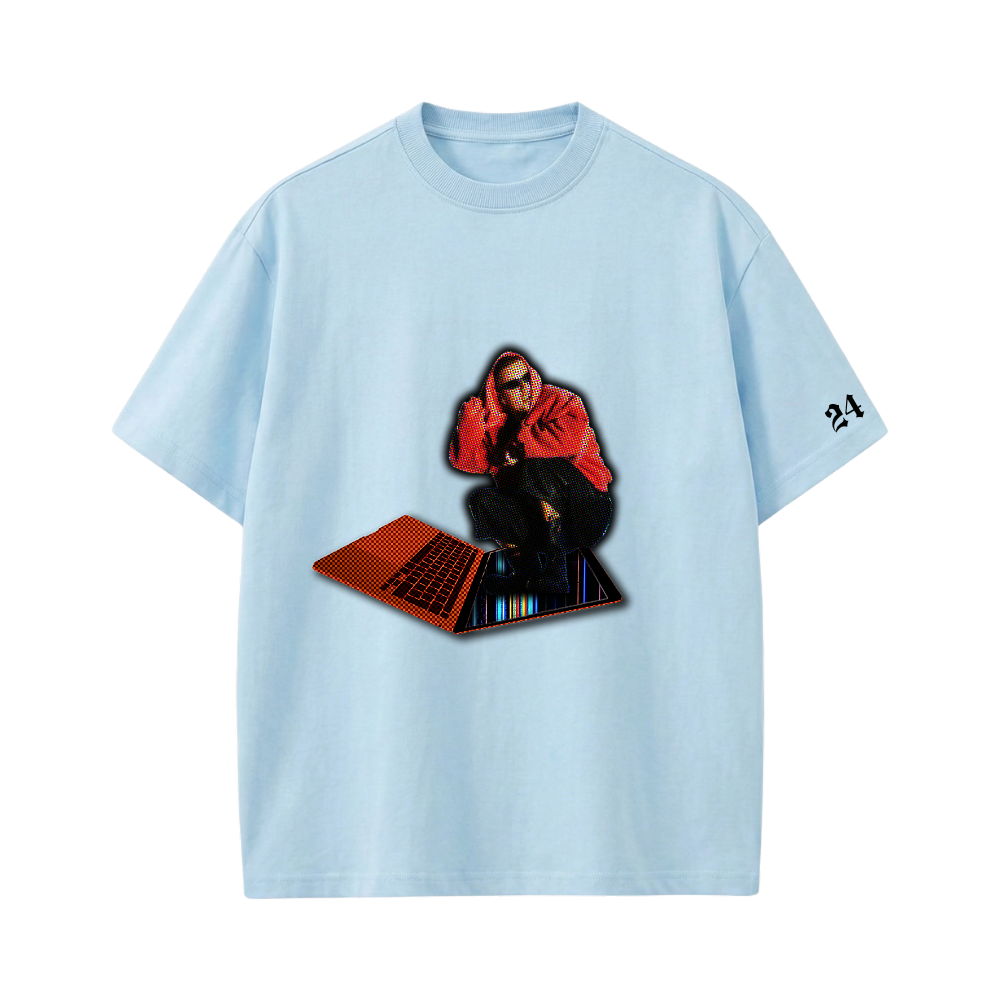 JUSTIN- BIEBERCHELLA T-shirt(LightBlue)
