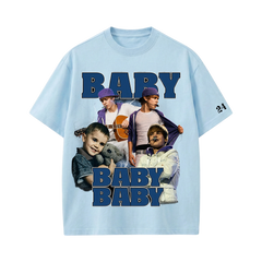 JUSTIN- Baby T-shirt(LightBlue)