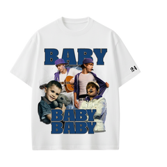 JUSTIN- Baby T-shirt(White)