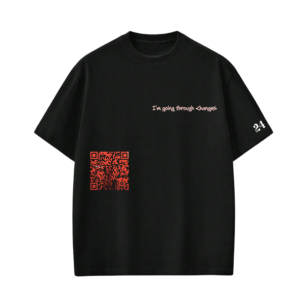 JUSTIN- Changes T-shirt(Black)