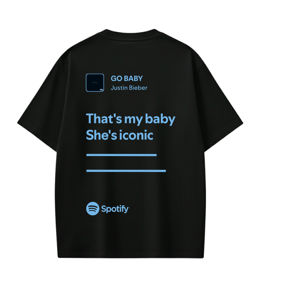 JUSTIN- HaileyXJustin T-shirt(Black)