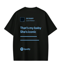 JUSTIN- HaileyXJustin T-shirt(Black)