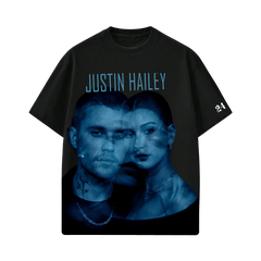 JUSTIN- HaileyXJustin T-shirt(Black)