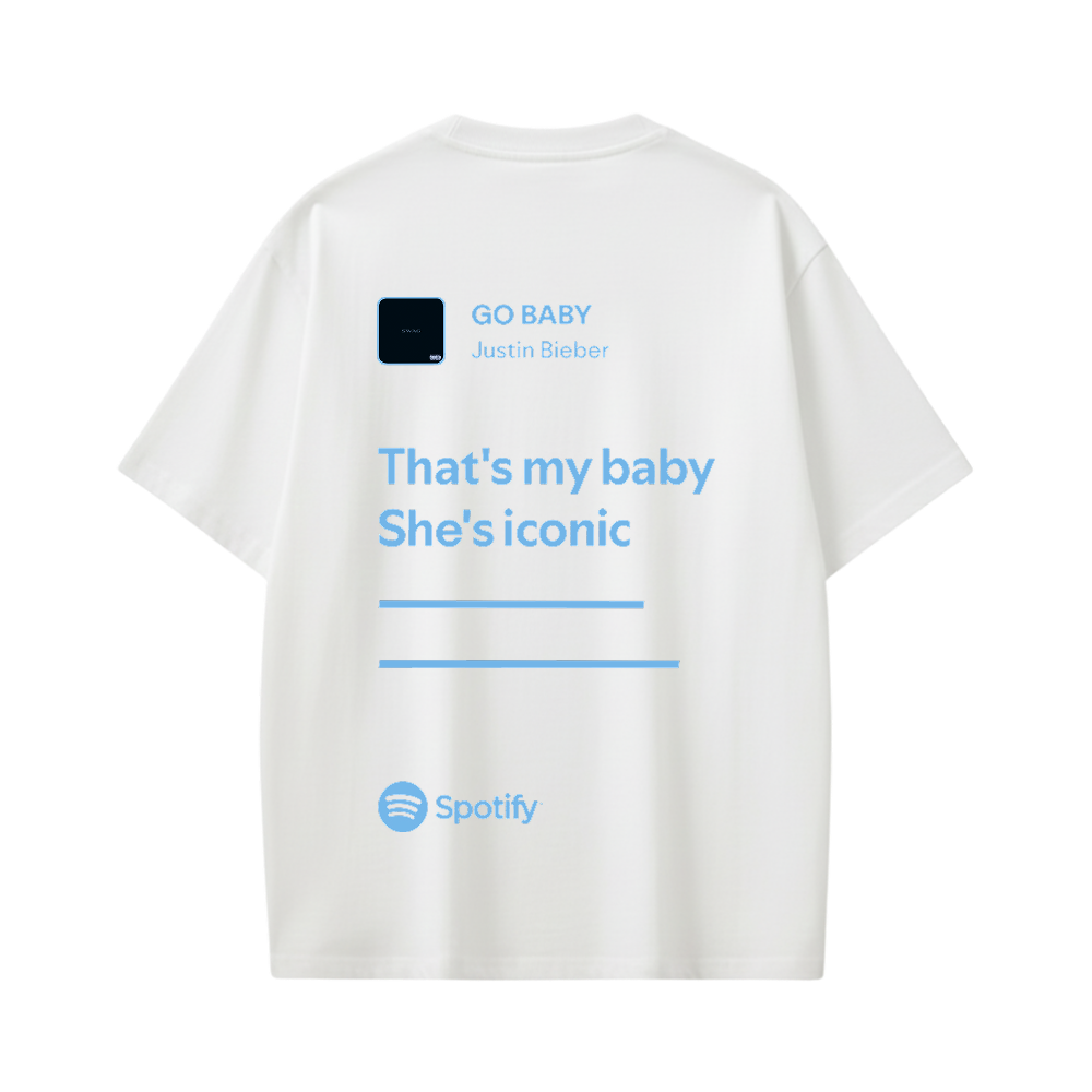 JUSTIN- HaileyXJustin T-shirt(White)