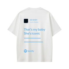 JUSTIN- HaileyXJustin T-shirt(White)