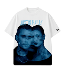 JUSTIN- HaileyXJustin T-shirt(White)
