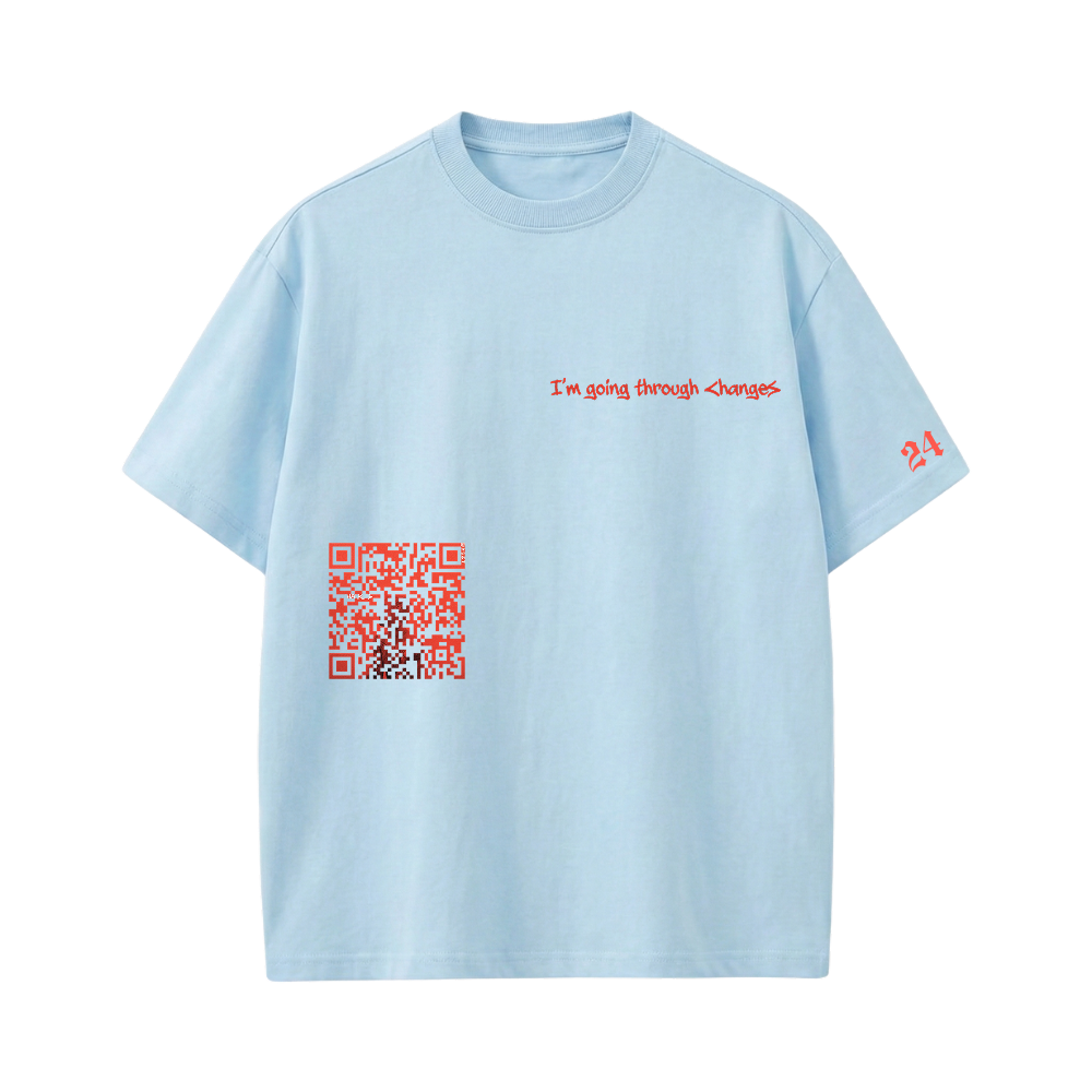JUSTIN-I'm Going Through Changes T-shirt(LightBlue)