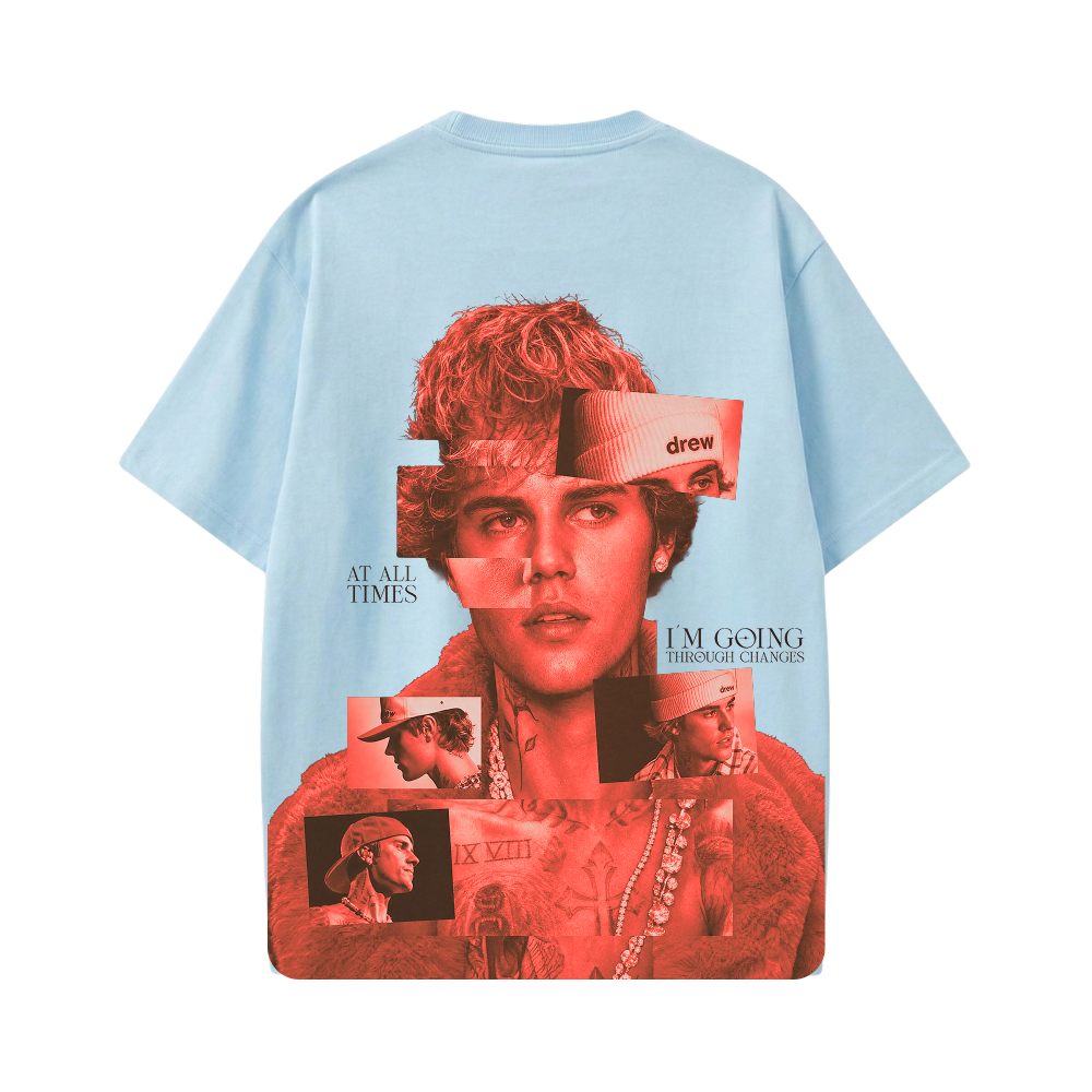 JUSTIN-I'm Going Through Changes T-shirt(LightBlue)