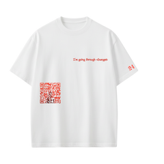 JUSTIN-I'm Going Through Changes T-shirt(White)
