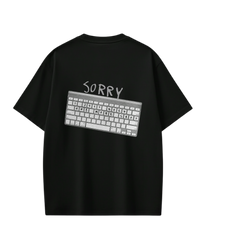JUSTIN- SORRY T-shirt(Black)