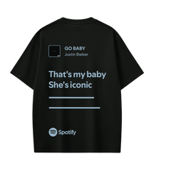 JUSTIN- That's My Baby She's Iconic T-shirt(Black)