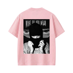 JUSTIN-What Do You Mean T-shirt(Pink)