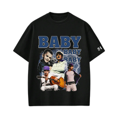 JUSTIN- exclusive Baby T-shirt(Black)