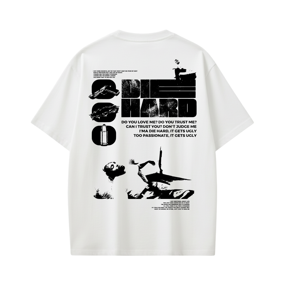 Kendrick - Die Hard (White) T-shirt