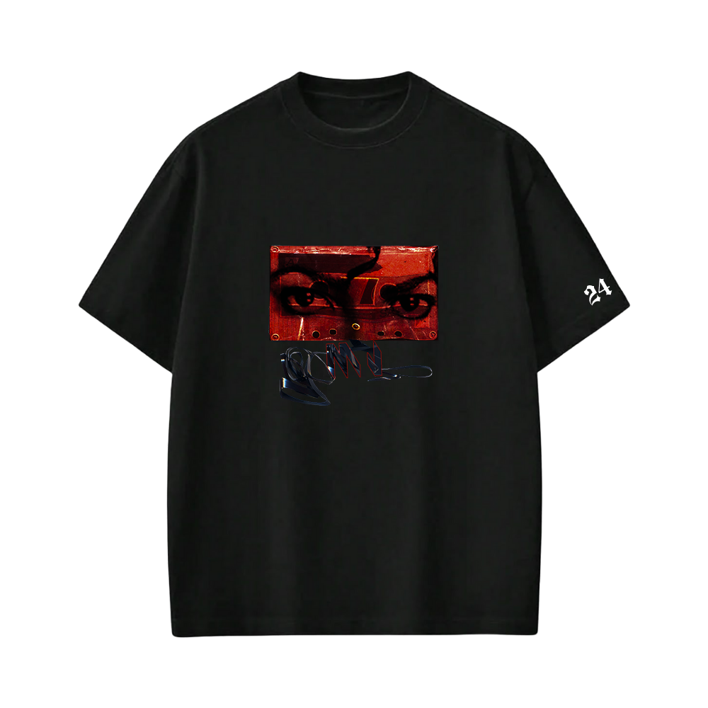 MJ- CASSETTE T-shirt(Black)