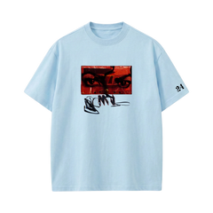 MJ- CASSETTE T-shirt(LightBlue)