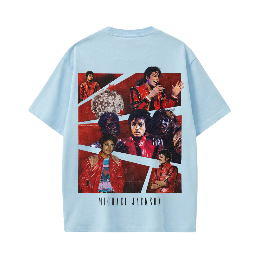 MJ- CASSETTE T-shirt(LightBlue)